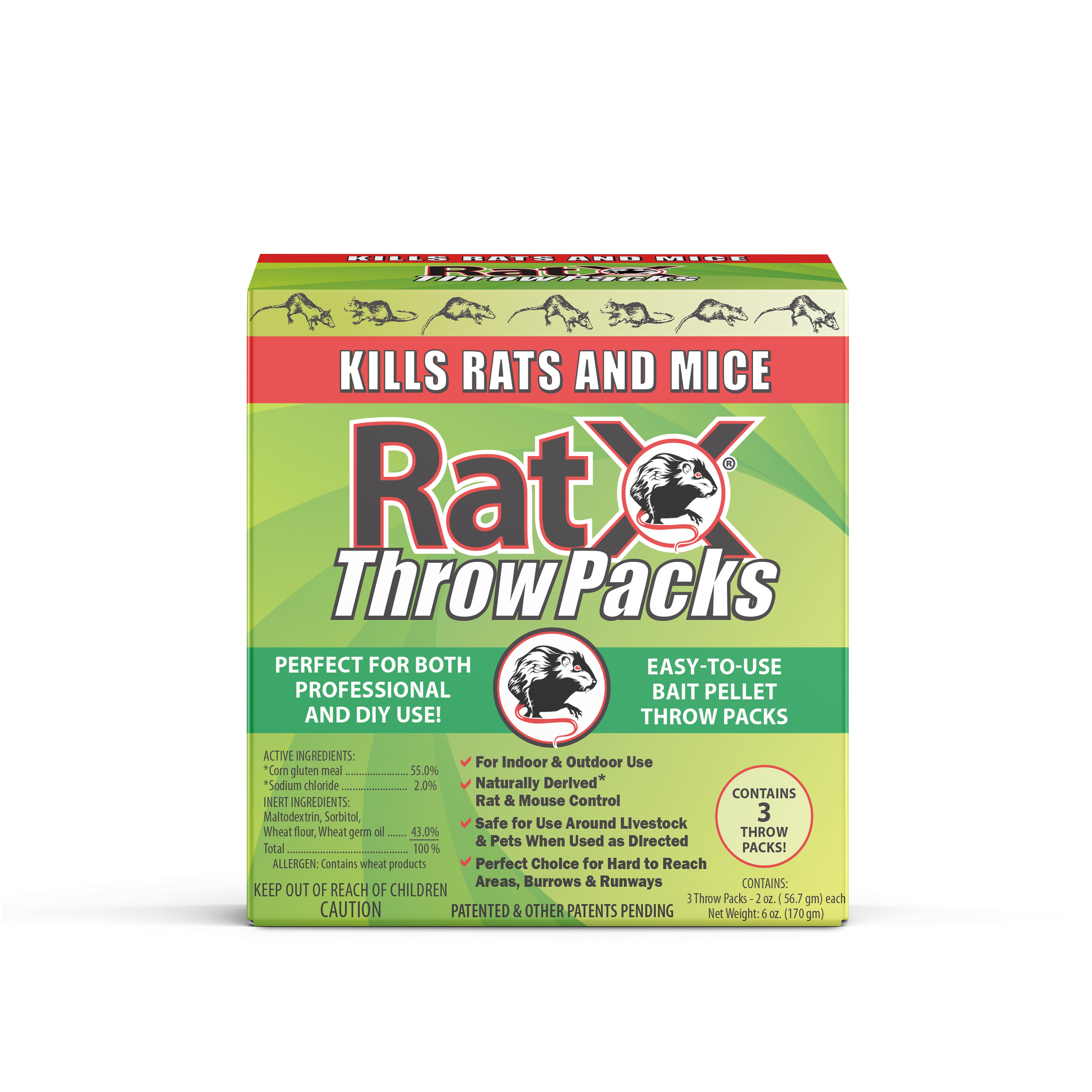 RatX® Throw Packs
