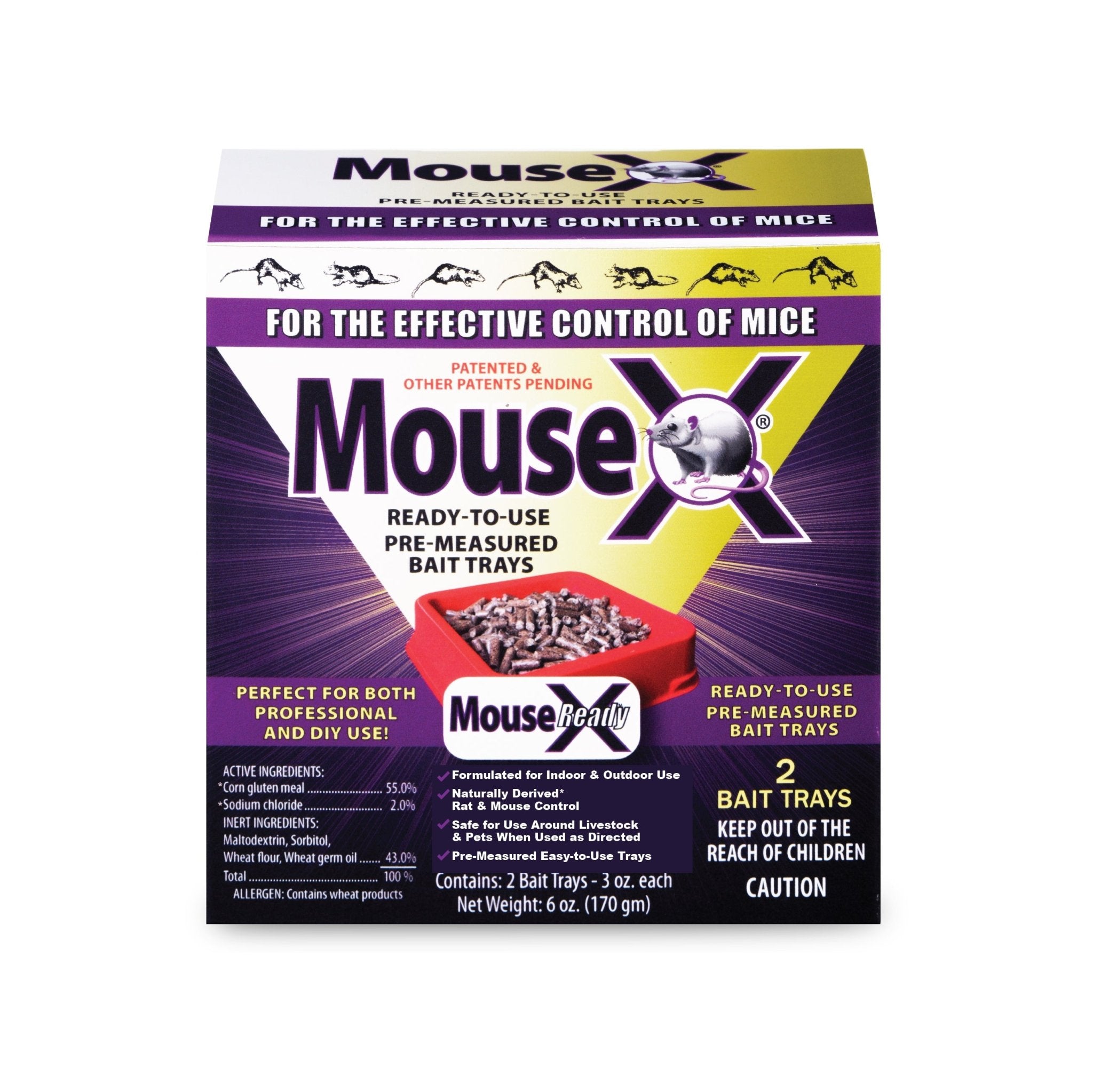 Mouse X Mouse Baits, Indoor and Outdoor - 1 lb