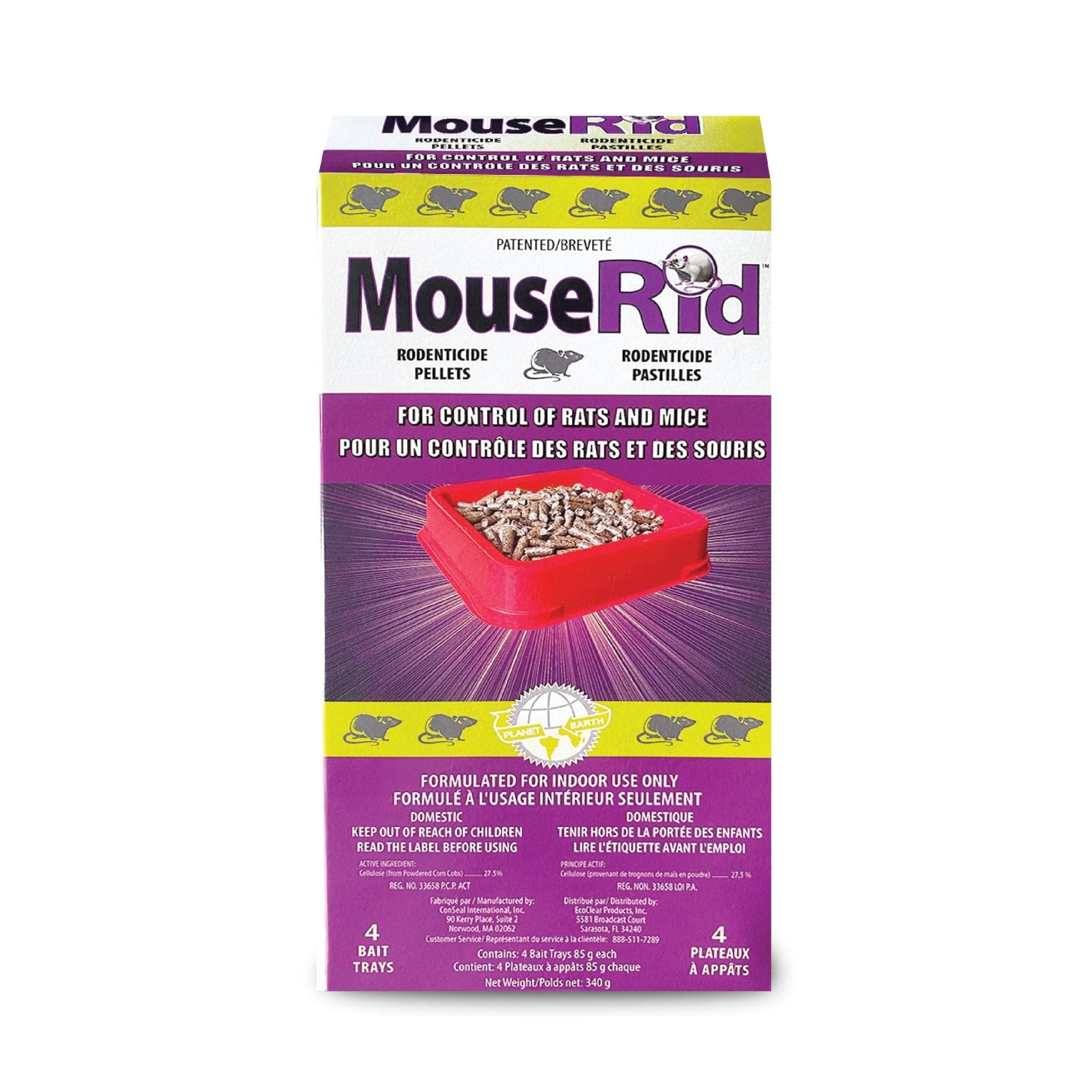MouseRid® Ready Trays (Canada Only) - 4 Pack