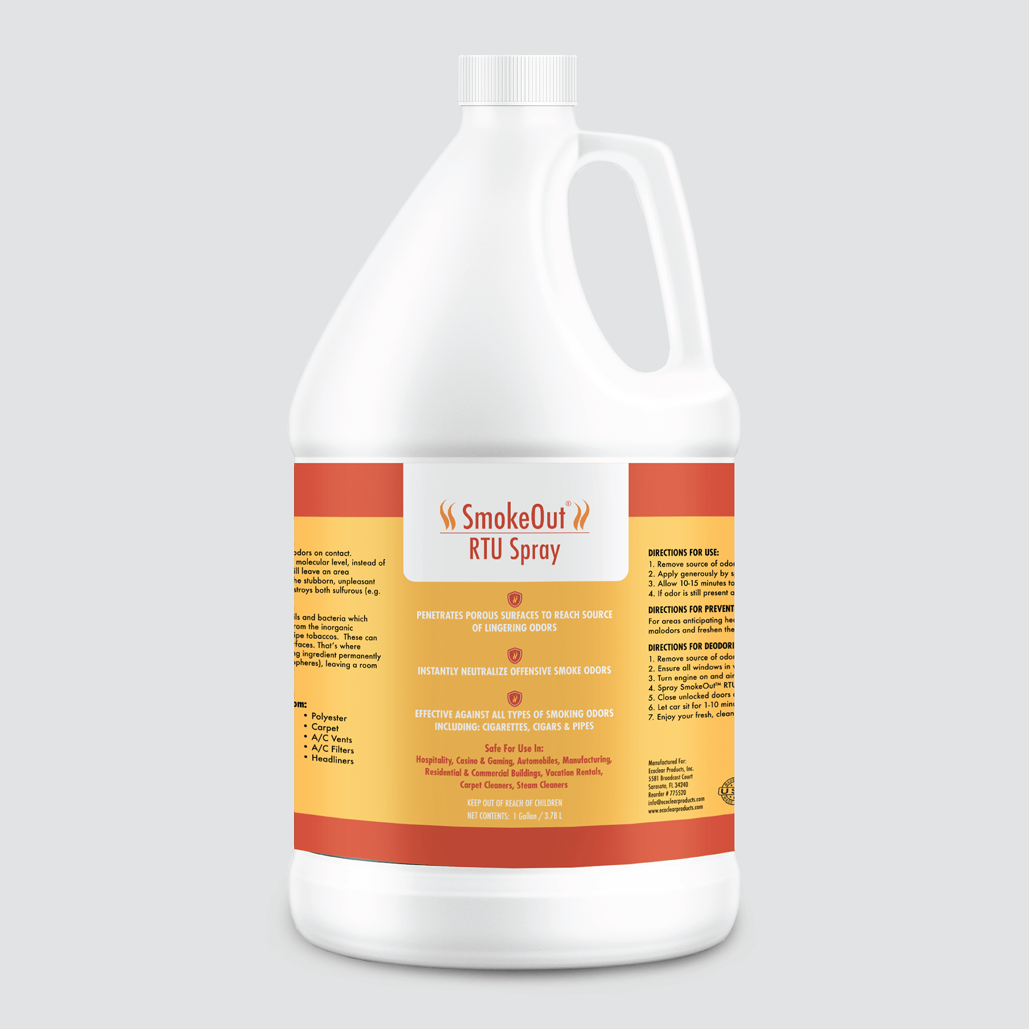 SmokeOut® RTU Spray - EcoClear Products