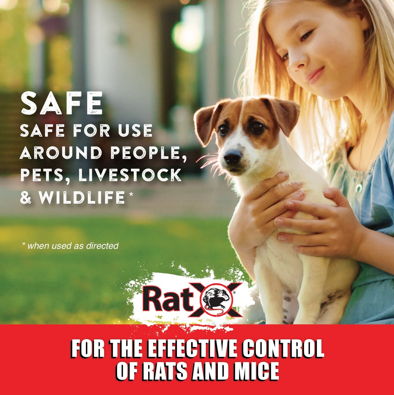 RatX® Pellets Safe for People, Pets and Wildlife