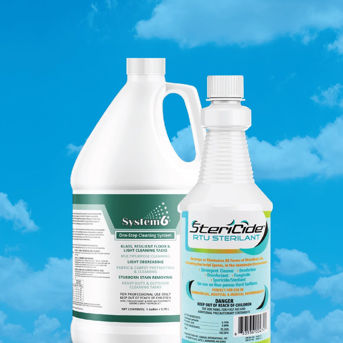 Disinfection, sanitizing and sterilizing products