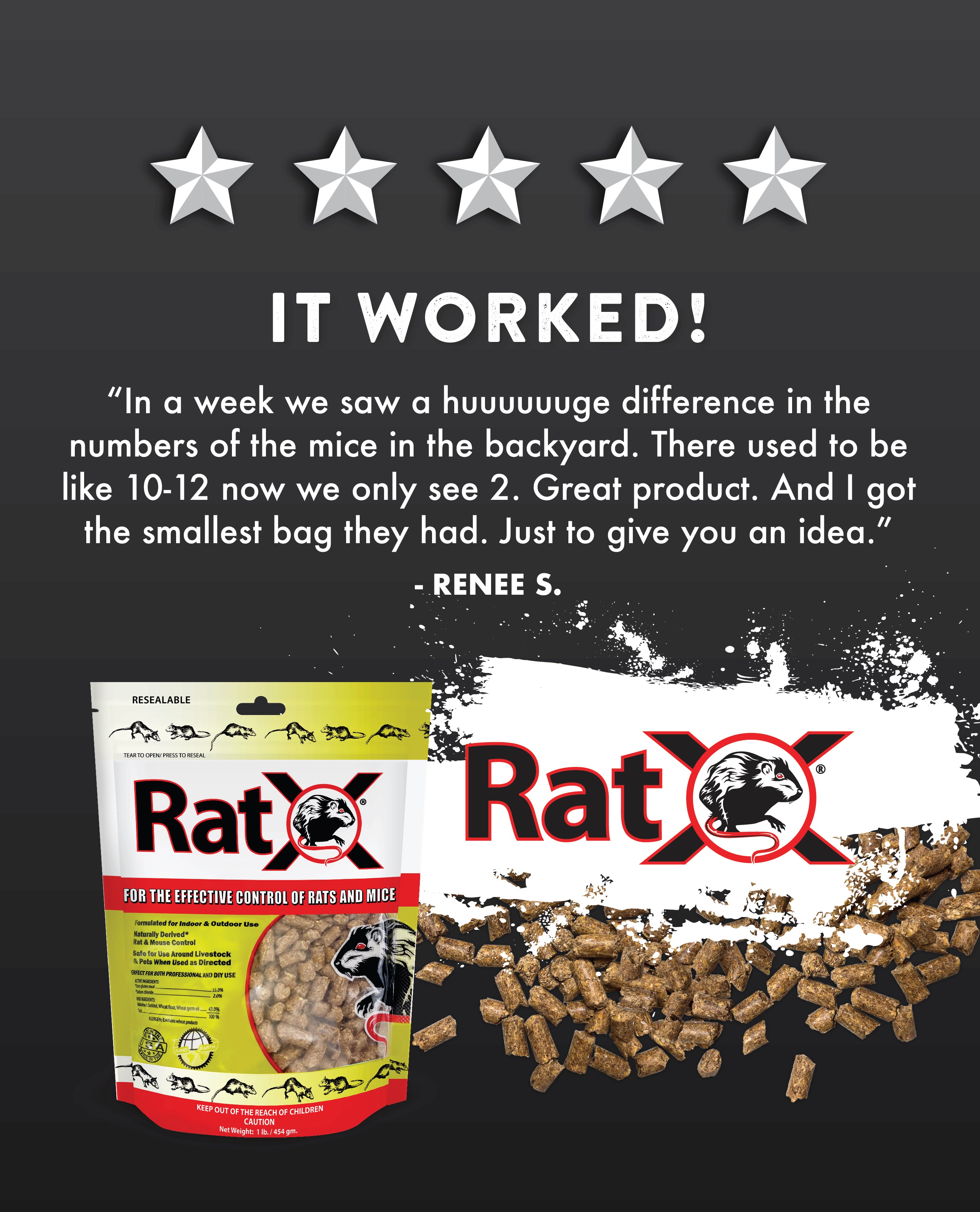 Doom Rattex Deadly Pellets Rat Poison 100g, Household Insecticides, Cleaning, Household
