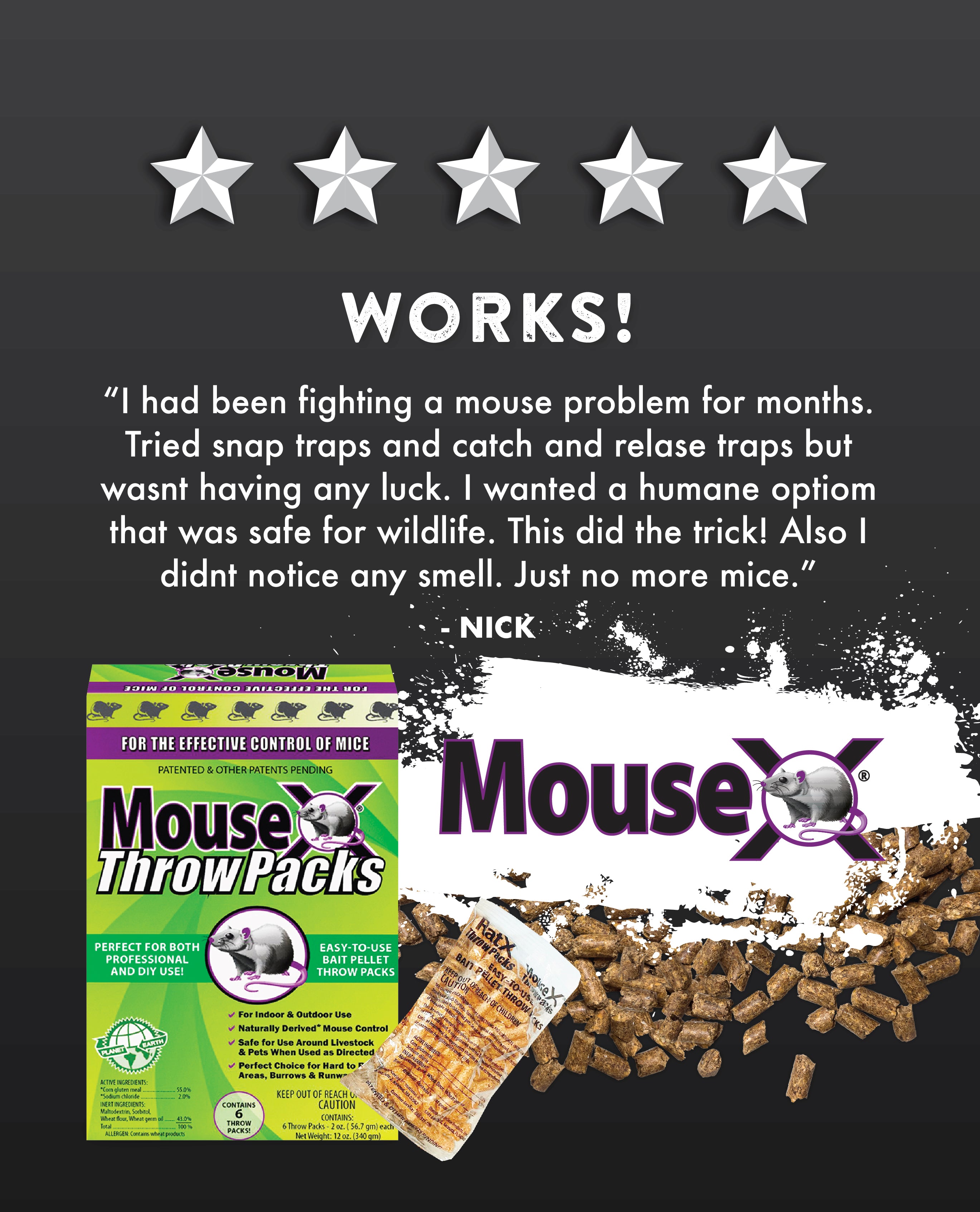 MouseX Wood Traps: Humane & Effective Mouse Control