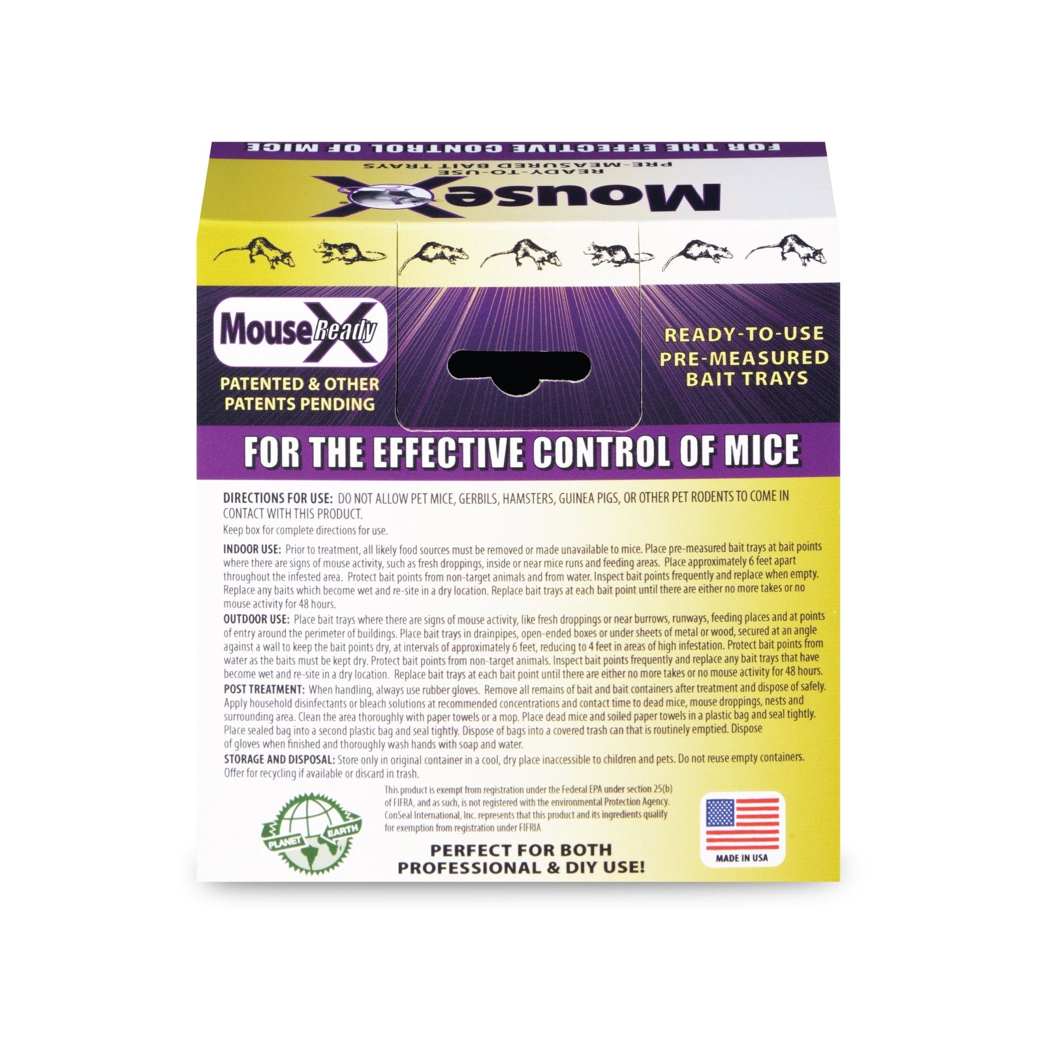 EcoClear Products 620200-6D MouseX All-Natural Poison Free Humane for Rats  and Mice, 8 oz. Bag