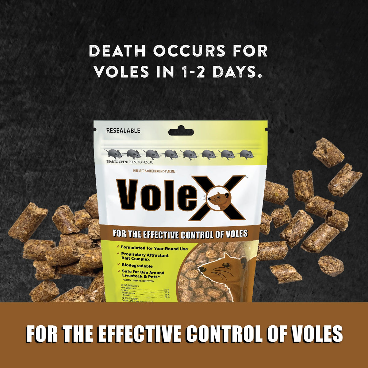 VoleX Safe Eco Friendly Vole Control EcoClear Products volex-safe-eco-friendly-vole-control-ecoclear-products