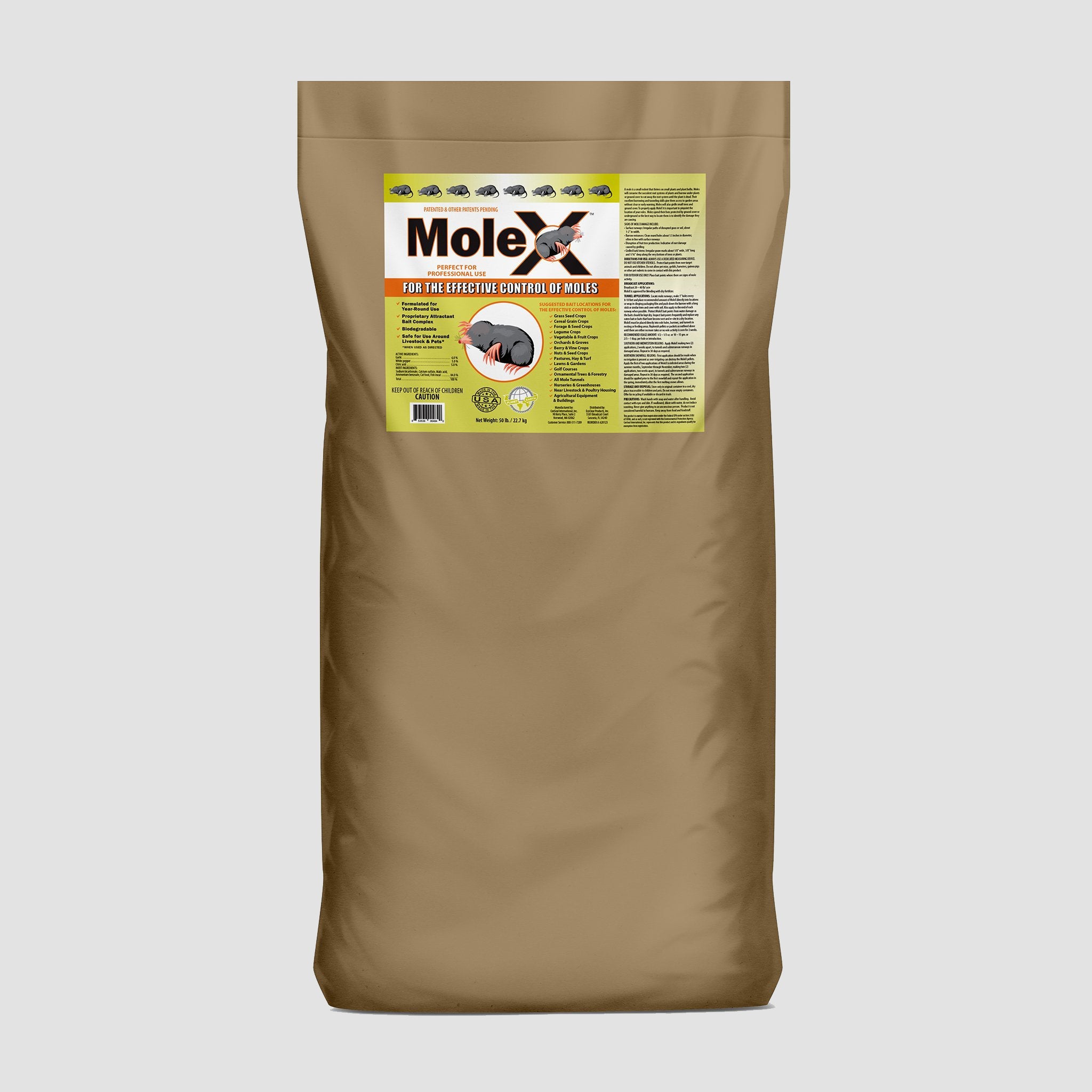 MoleX® 50 lb