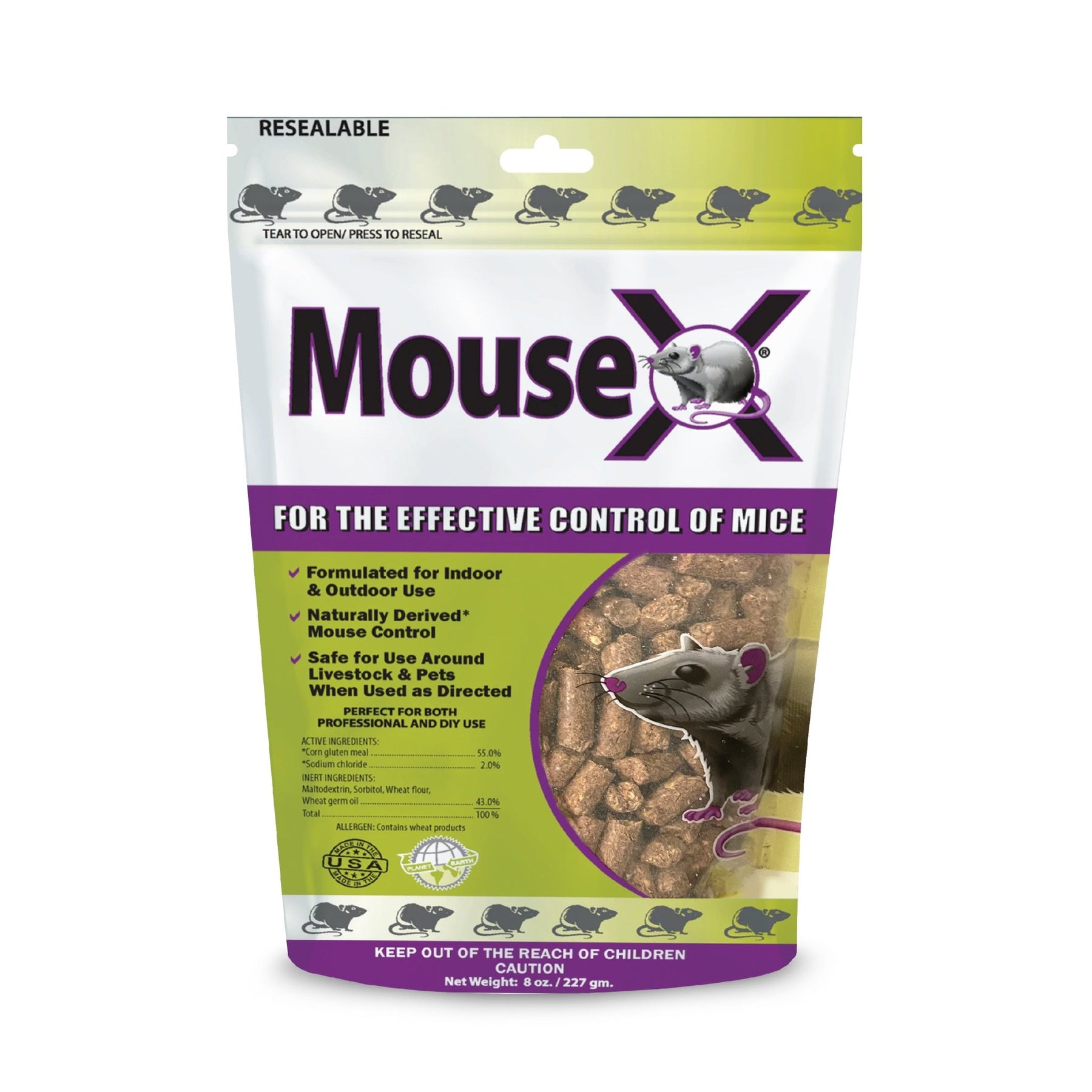 MouseX® Pellets - Eco-Friendly Rodent Extermination