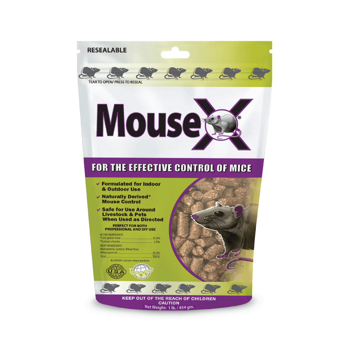 MouseX® Pellets - Eco-Friendly Rodent Extermination