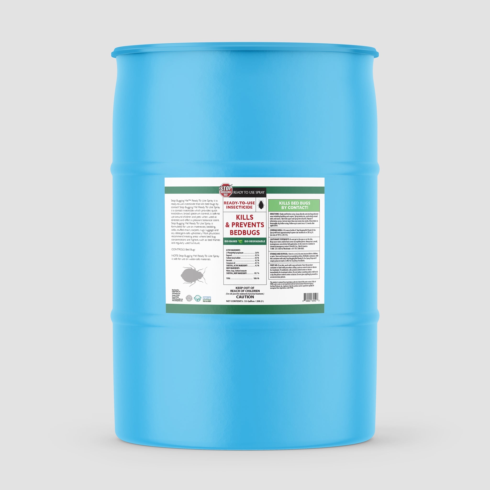 Stop Bugging Me!™ Ready To Use Spray 55 Gallon Drum