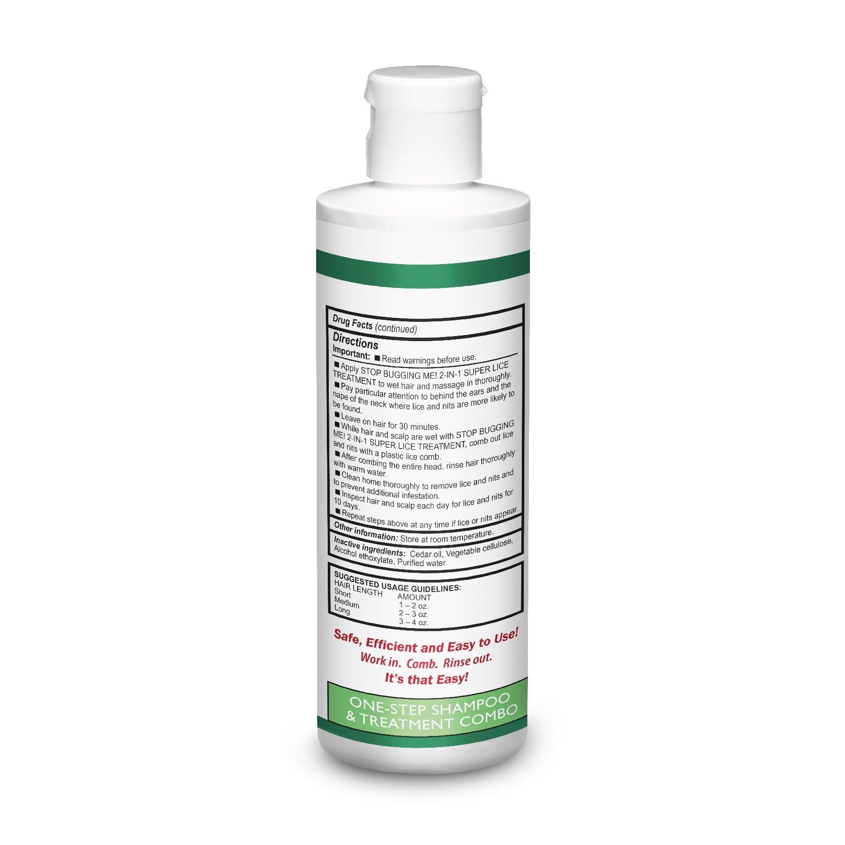 Stop Bugging Me Super Lice Shampoo 8 oz