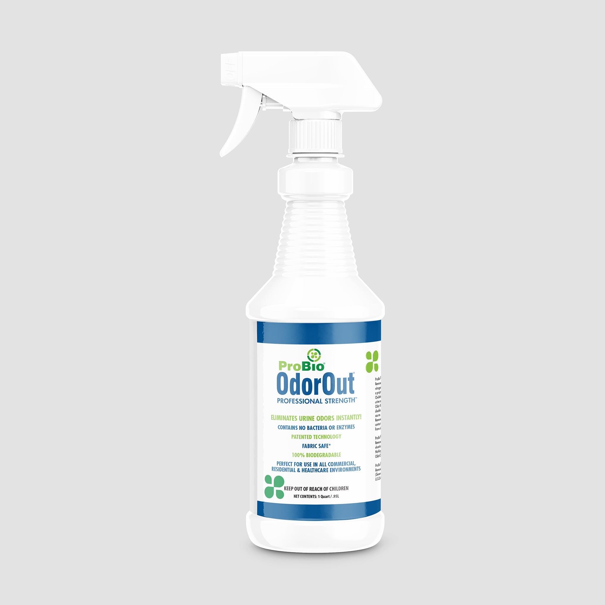 Commercial urine outlet odor remover