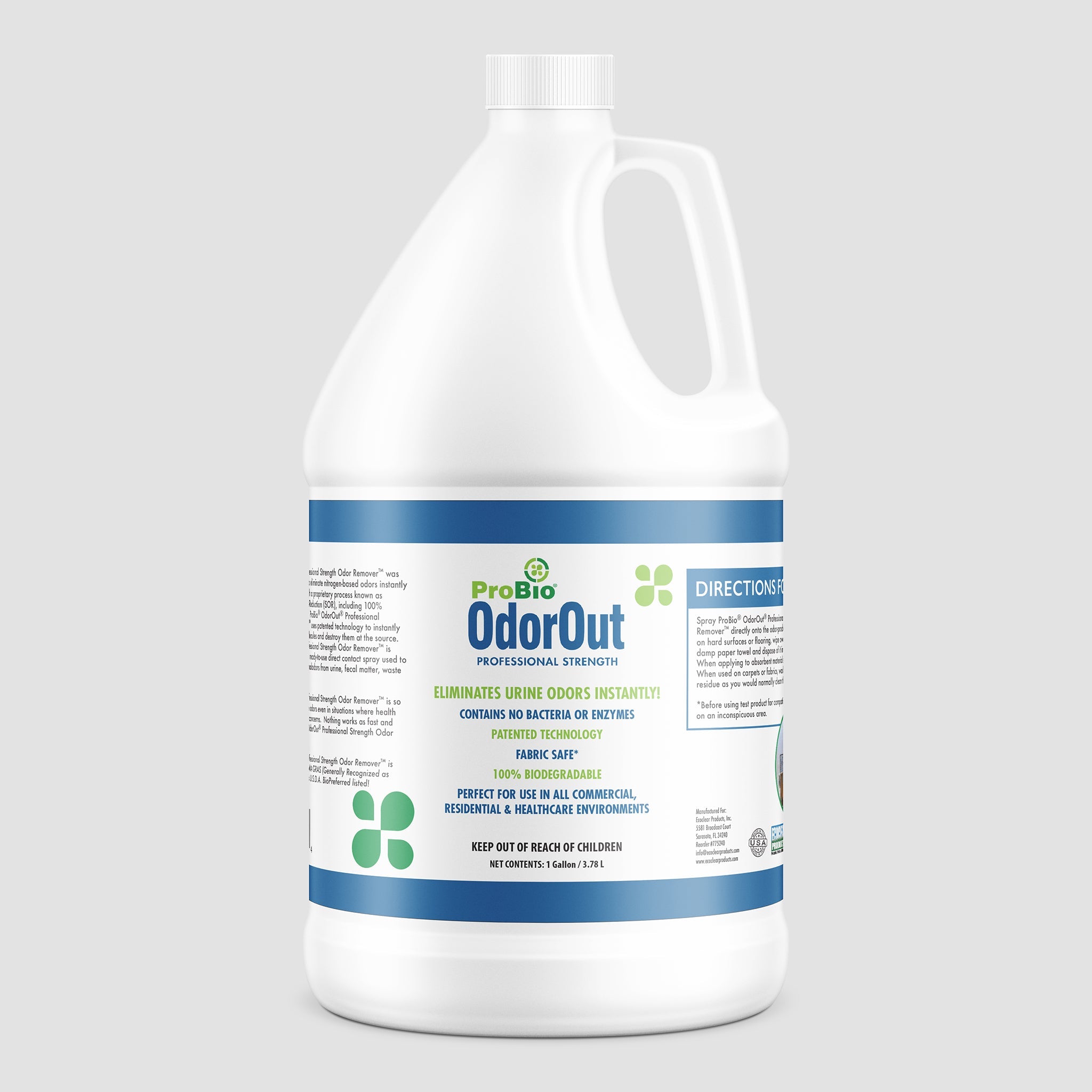 ProBio® OdorOut® Professional Strength Odor Remover™ 1 Gallon